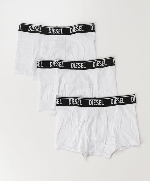 DIESEL KIDS(ディーゼルキッズ)の「DIESEL(ディーゼル)Kids & Junior ブランドロゴボクサーパンツアンダーウェア3枚セット(ボクサーパンツ・キッズ・ブルー/グレー/ブラック/ホワイト・16Y/14Y/12Y/10Y/8Y/6Y/4Y)」の2枚目の写真
