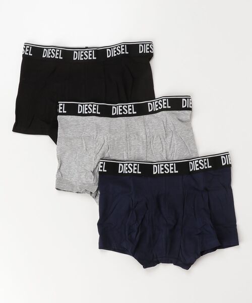 DIESEL KIDS(ディーゼルキッズ)の「DIESEL(ディーゼル)Kids & Junior ブランドロゴボクサーパンツアンダーウェア3枚セット(ボクサーパンツ・キッズ・ブルー/グレー/ブラック/ホワイト・16Y/14Y/12Y/10Y/8Y/6Y/4Y)」の4枚目の写真