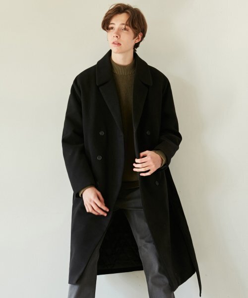 WINTER STANDARD COAT (DOUBLE/BLACK)（チェスターコート）｜VERYVAIN