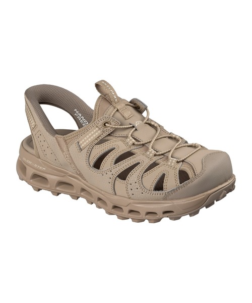 SKECHERS(スケッチャーズ)の「スケッチャーズ スリップインズ:グライドステップ トレイル サンダル(スニーカー・メンズ・タン/ブラック・25cm/26cm/27cm)」の2枚目の写真