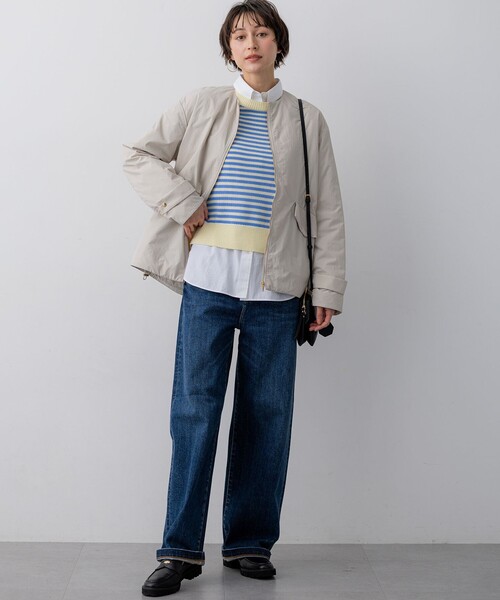 23区 S(ニジュウサンクチイサイサイズ)の「CANCLINI シャーティング ベーシックシャツ(シャツ/ブラウス・レディース・ブルー系/ホワイト系/ピンク系その他/イエロー系その他/サックスブルー系・32/34)」の21枚目の写真