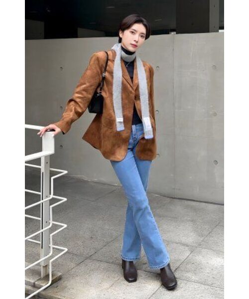 TILL I DIE（ティルアイダイ）の「All brush suede jacket_Brown（その他アウター・レディース・ブラウン・FREE）」の7枚目の写真