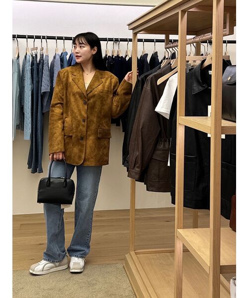TILL I DIE（ティルアイダイ）の「All brush suede jacket_Brown（その他アウター・レディース・ブラウン・FREE）」の8枚目の写真