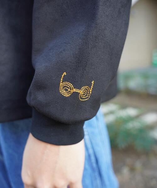BEAVER(ビーバー)の「B omnivore/ビーオムニボー SUEDE DOG L/S PO(Tシャツ/カットソー・メンズ・ブラック・M/L)」の13枚目の写真