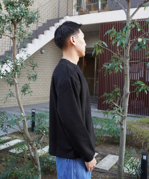 BEAVER(ビーバー)の「B omnivore/ビーオムニボー SUEDE DOG L/S PO(Tシャツ/カットソー・メンズ・ブラック・M/L)」の4枚目の写真
