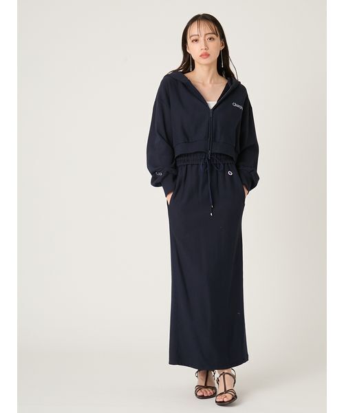 FRAY I.D（フレイアイディー）の「【FRAY I.D｜Champion】リバースウィーブストレートスカート（スカート・レディース・ピンク/ネイビー/オフホワイト・F）」の16枚目の写真