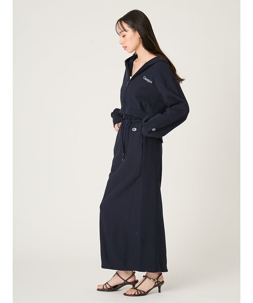 FRAY I.D（フレイアイディー）の「【FRAY I.D｜Champion】リバースウィーブストレートスカート（スカート・レディース・ピンク/ネイビー/オフホワイト・F）」の18枚目の写真