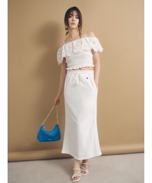 FRAY I.D（フレイアイディー）の「【FRAY I.D｜Champion】リバースウィーブストレートスカート（スカート）」