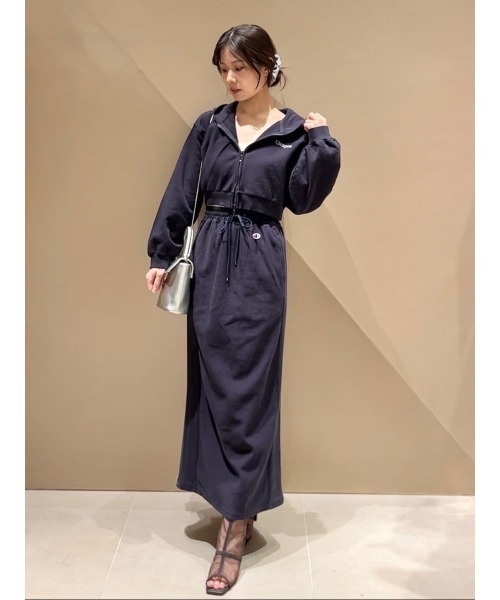 FRAY I.D｜Champion リバースウィーブストレートスカート FRAY I.D｜【FRAY I.D|Champion】リバースウィーブストレートスカート