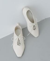 SENSE OF PLACE by URBAN RESEARCH | 『抗菌』ギャザーレースアップシューズ(その他シューズ)