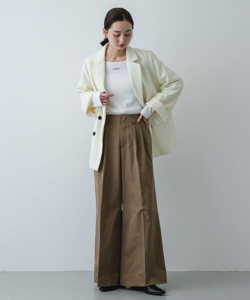 SENSE OF PLACE by URBAN RESEARCH（センスオブプレイスバイアーバンリサーチ）の「『抗菌』ギャザーレースアップシューズ（その他シューズ・レディース・ベージュ/ブラック/アイボリー・MEDIUM/SMALL/LARGE）」の12枚目の写真