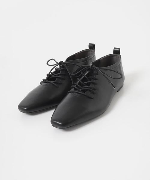 SENSE OF PLACE by URBAN RESEARCH（センスオブプレイスバイアーバンリサーチ）の「『抗菌』ギャザーレースアップシューズ（その他シューズ・レディース・ベージュ/ブラック/アイボリー・MEDIUM/SMALL/LARGE）」の14枚目の写真