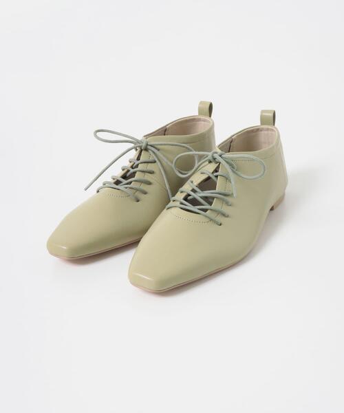 SENSE OF PLACE by URBAN RESEARCH（センスオブプレイスバイアーバンリサーチ）の「『抗菌』ギャザーレースアップシューズ（その他シューズ・レディース・ベージュ/ブラック/アイボリー・MEDIUM/SMALL/LARGE）」の21枚目の写真