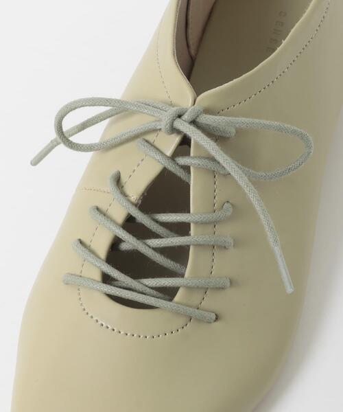 SENSE OF PLACE by URBAN RESEARCH（センスオブプレイスバイアーバンリサーチ）の「『抗菌』ギャザーレースアップシューズ（その他シューズ・レディース・ベージュ/ブラック/アイボリー・MEDIUM/SMALL/LARGE）」の22枚目の写真