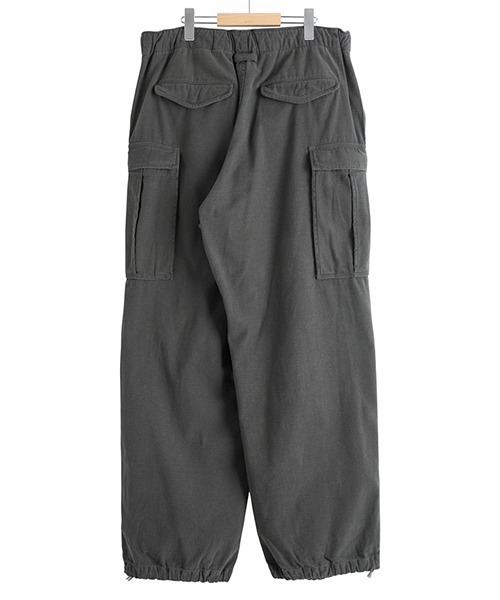 GOLD（ゴールド）の「GOLD / ゴールド：LIGHT BACKSATIN EASY CARGO PANTS：25B-GL42578[MUS]（カーゴパンツ・メンズ・チャコールグレー・M）」の2枚目の写真