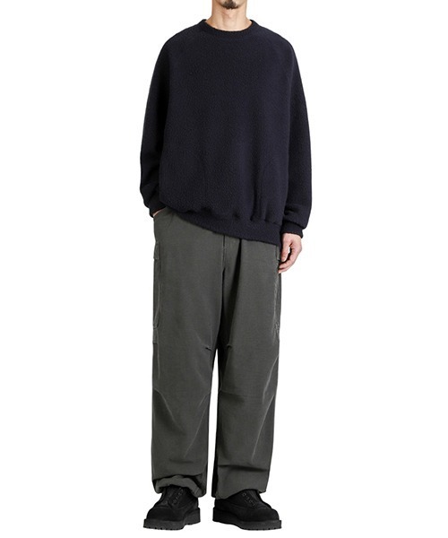 GOLD（ゴールド）の「GOLD / ゴールド：LIGHT BACKSATIN EASY CARGO PANTS：25B-GL42578[MUS]（カーゴパンツ・メンズ・チャコールグレー・M）」の8枚目の写真