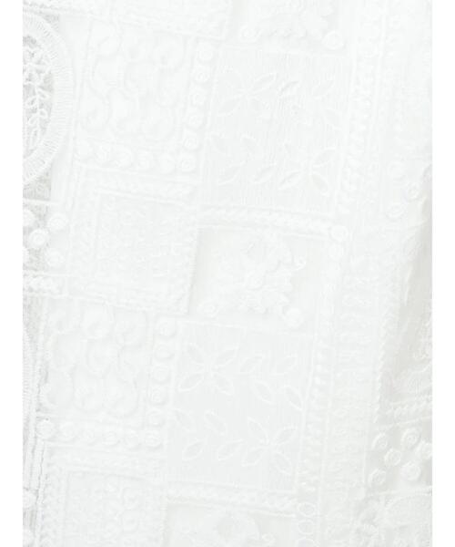 Te chichi（テチチ）の「【Atelier ChouChou】パネルレース刺繍タックワイドパンツ(セットアップ可)（その他パンツ・レディース・オフホワイト・F）」の7枚目の写真