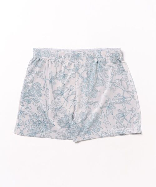 Fun & Daily（ファンアンドデイリー）の「F&D : アイスシルクフラワートランクス（トランクス・メンズ・ブラック/グレー/ピンク/ブルー・LARGE/X-LARGE）」の2枚目の写真