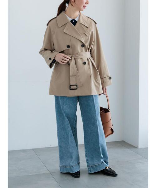 Te chichi（テチチ）の「ミドルトレンチコート（その他アウター・レディース・ベージュ・F）」の2枚目の写真