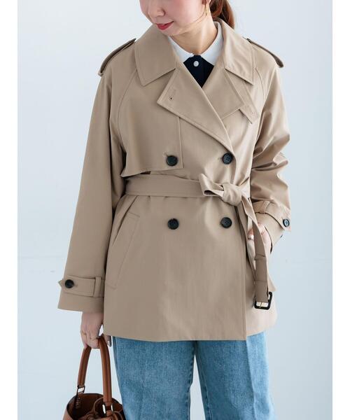 Te chichi（テチチ）の「ミドルトレンチコート（その他アウター・レディース・ベージュ・F）」の4枚目の写真