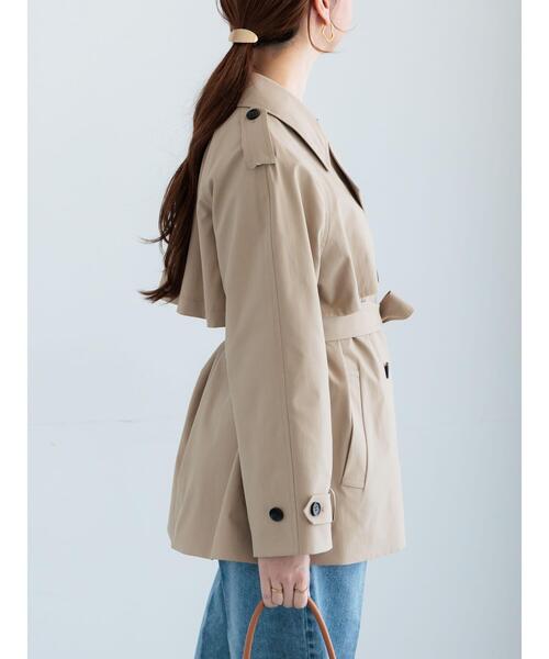 Te chichi（テチチ）の「ミドルトレンチコート（その他アウター・レディース・ベージュ・F）」の6枚目の写真