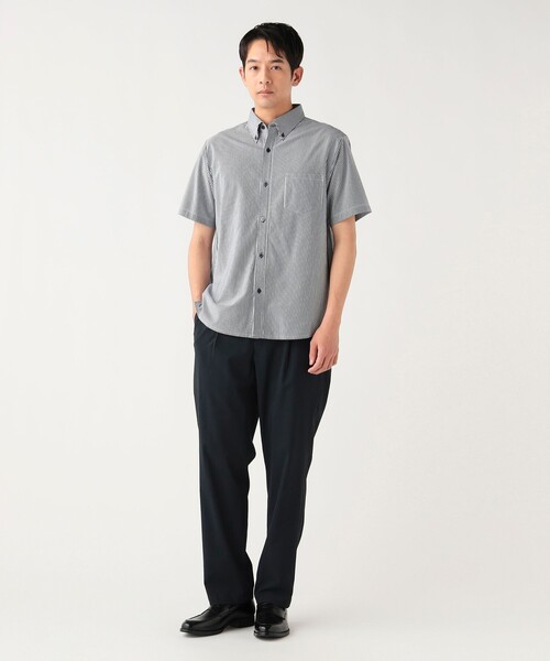 BEAMS HEART(ビームスハート)の「【7/9値下げ】36ゲージ ハニカム ボタンダウン シャツ 26SS(抗菌防臭加工・吸水速乾・クールビズ)(シャツ/ブラウス・メンズ・その他/ホワイト/ネイビー・SMALL/X-LARGE/MEDIUM/LARGE)」の10枚目の写真