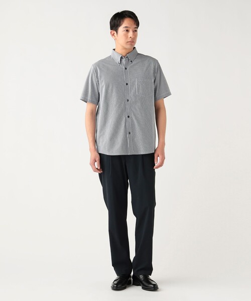 BEAMS HEART(ビームスハート)の「【7/9値下げ】36ゲージ ハニカム ボタンダウン シャツ 26SS(抗菌防臭加工・吸水速乾・クールビズ)(シャツ/ブラウス・メンズ・その他/ホワイト/ネイビー・SMALL/X-LARGE/MEDIUM/LARGE)」の11枚目の写真