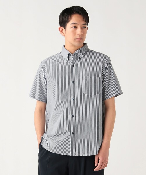 BEAMS HEART(ビームスハート)の「【7/9値下げ】36ゲージ ハニカム ボタンダウン シャツ 26SS(抗菌防臭加工・吸水速乾・クールビズ)(シャツ/ブラウス・メンズ・その他/ホワイト/ネイビー・SMALL/X-LARGE/MEDIUM/LARGE)」の12枚目の写真
