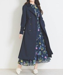 MISCH MASCH | 2026春夏新作 サイドプリーツベーシックトレンチコート(トレンチコート)