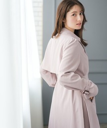 MISCH MASCH | 2026春夏新作 サイドプリーツベーシックトレンチコート(トレンチコート)