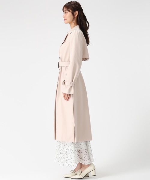 MISCH MASCH（ミッシュマッシュ）の「2026春夏新作 サイドプリーツベーシックトレンチコート（トレンチコート・レディース・ピンク/ベージュ/ネイビー・M/S）」の15枚目の写真
