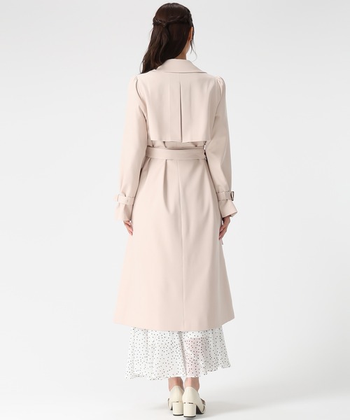 MISCH MASCH（ミッシュマッシュ）の「2026春夏新作 サイドプリーツベーシックトレンチコート（トレンチコート・レディース・ピンク/ベージュ/ネイビー・M/S）」の9枚目の写真