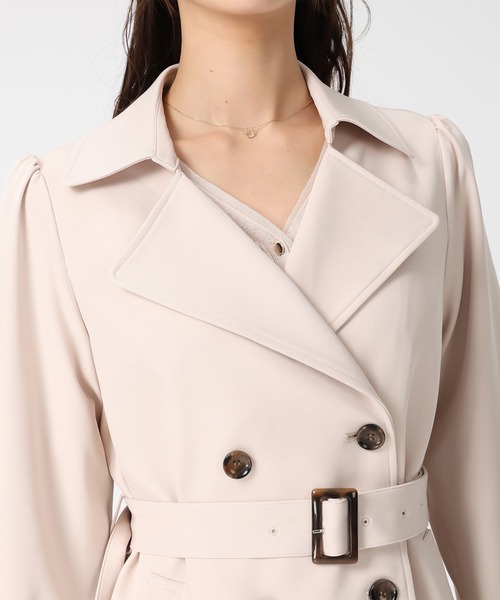 MISCH MASCH（ミッシュマッシュ）の「2026春夏新作 サイドプリーツベーシックトレンチコート（トレンチコート・レディース・ピンク/ベージュ/ネイビー・M/S）」の11枚目の写真