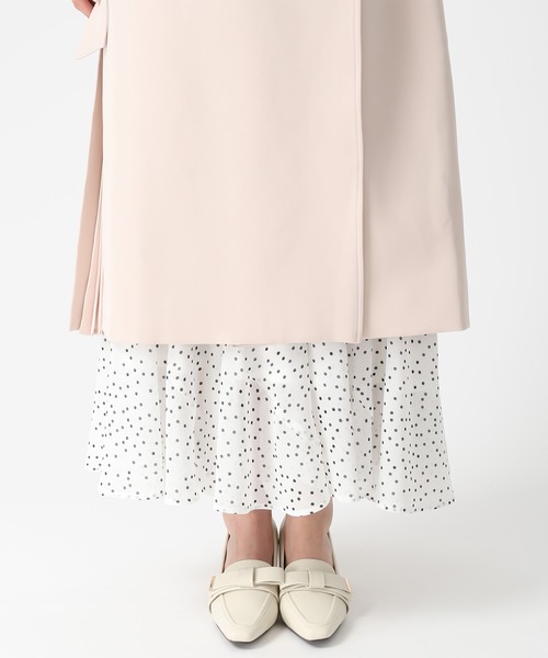 MISCH MASCH（ミッシュマッシュ）の「2026春夏新作 サイドプリーツベーシックトレンチコート（トレンチコート・レディース・ピンク/ベージュ/ネイビー・M/S）」の4枚目の写真