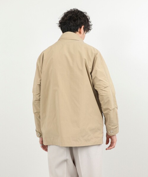 NOLLEY’S(ノーリーズ)の「【ダントツ撥水】M65タイプフードブルゾン 26SS / ウォッシャブル / パッカブル(ブルゾン・メンズ・ネイビー/グレイッシュブルー/ベージュ・L/M/S/XL)」の16枚目の写真