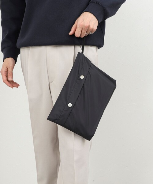 NOLLEY’S(ノーリーズ)の「【ダントツ撥水】M65タイプフードブルゾン 26SS / ウォッシャブル / パッカブル(ブルゾン・メンズ・ネイビー/グレイッシュブルー/ベージュ・L/M/S/XL)」の7枚目の写真