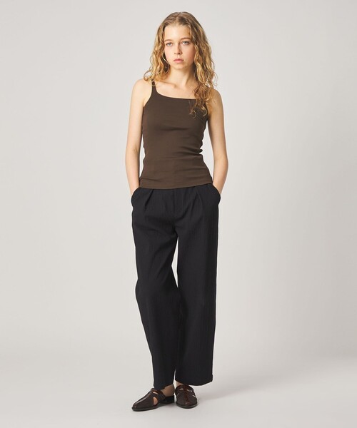 Steven Alan(スティーブンアラン)の「<Steven Alan>リップル コットン タック トラウザーズ(その他パンツ・レディース・ホワイト/ブラック・S/M/L)」の8枚目の写真