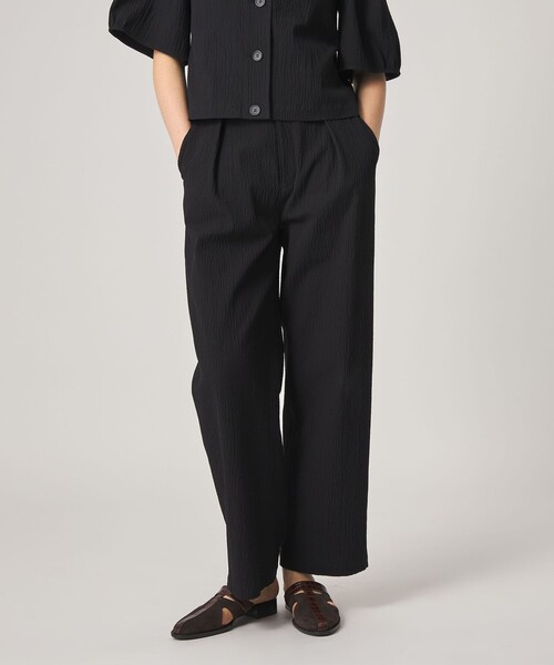 Steven Alan(スティーブンアラン)の「<Steven Alan>リップル コットン タック トラウザーズ(その他パンツ・レディース・ホワイト/ブラック・S/M/L)」の9枚目の写真