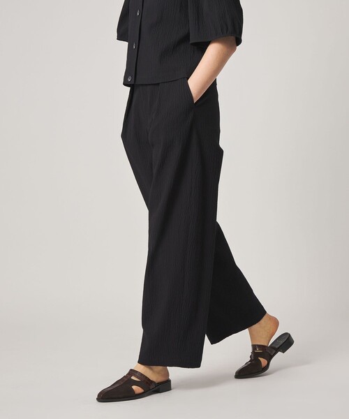 Steven Alan(スティーブンアラン)の「<Steven Alan>リップル コットン タック トラウザーズ(その他パンツ・レディース・ホワイト/ブラック・S/M/L)」の10枚目の写真