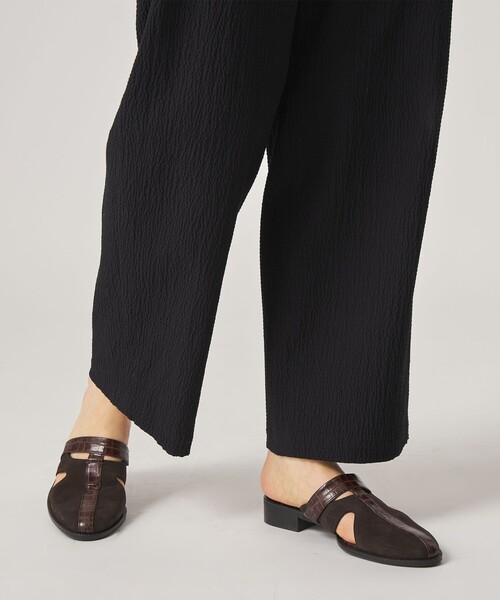 Steven Alan(スティーブンアラン)の「<Steven Alan>リップル コットン タック トラウザーズ(その他パンツ・レディース・ホワイト/ブラック・S/M/L)」の19枚目の写真