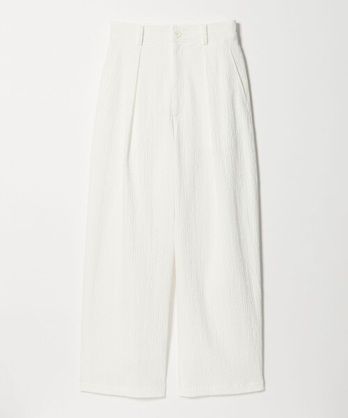 Steven Alan(スティーブンアラン)の「<Steven Alan>リップル コットン タック トラウザーズ(その他パンツ・レディース・ホワイト/ブラック・S/M/L)」の4枚目の写真