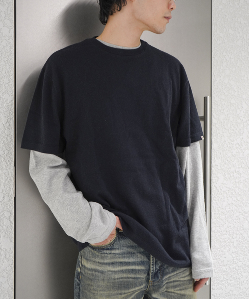 extreme cashmere(エクストリーム カシミヤ)の「EXTREME CASHMERE/エクストリーム カシミア n269 RIK(ニット/セーター・メンズ・カーキ/ブラック/ネイビー/グレー・FREE)」の8枚目の写真
