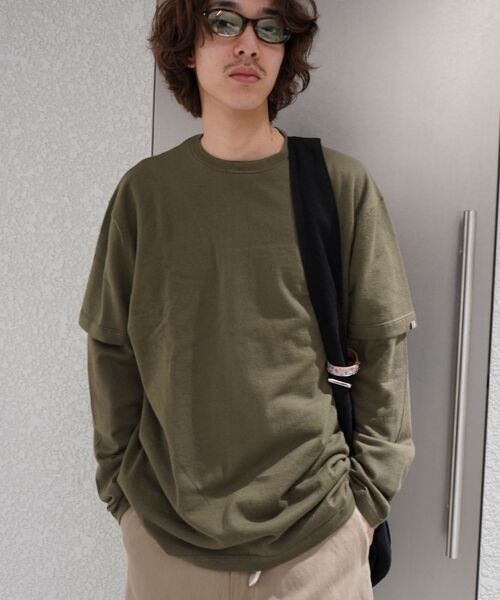 extreme cashmere(エクストリーム カシミヤ)の「EXTREME CASHMERE/エクストリーム カシミア n269 RIK(ニット/セーター・メンズ・カーキ/ブラック/ネイビー/グレー・FREE)」の14枚目の写真