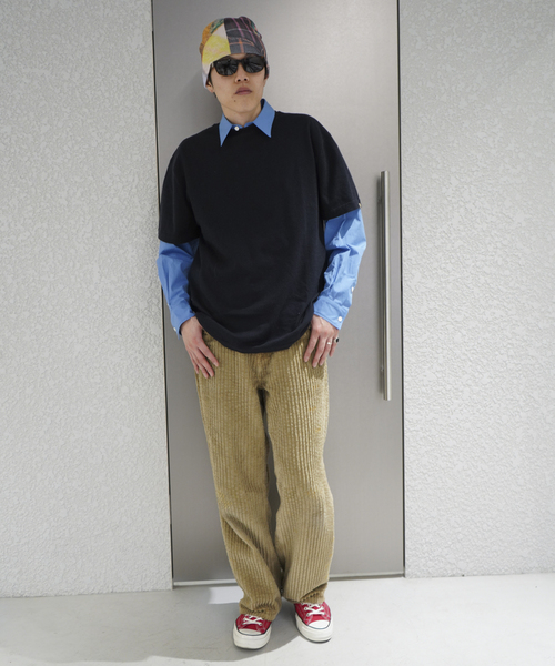 extreme cashmere / エクストリームカシミヤ | カシミヤ クルーネック ニット | ネイビー | レディース エクストリームカシミヤ extreme cashmere x Vネックセーター