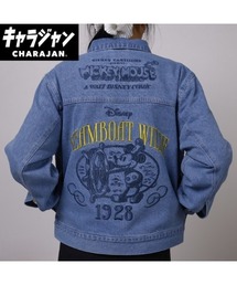 Disney（ディズニー）の「【 Disney 】 デニムトラッカージャケット ミッキーマウス スチームサウンド 26S2（デニムジャケット）」