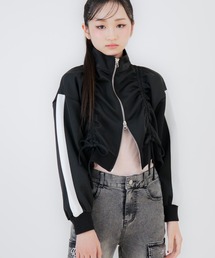 ANAP GｉRL | 前シャーリングジャージブルゾン(ブルゾン)