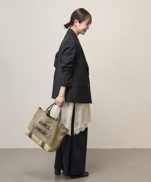 JOURNAL STANDARD(ジャーナルスタンダード)の「4B ダブルブレステッドジャケット(テーラードジャケット・レディース・ブラック/ネイビー・36/38)」の5枚目の写真