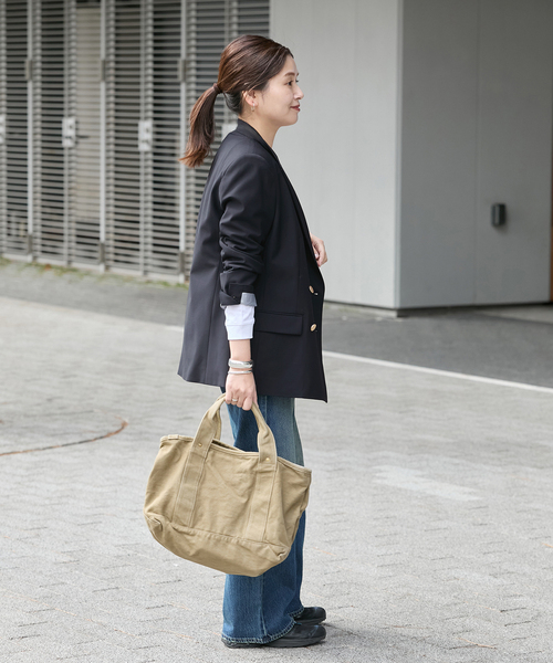 JOURNAL STANDARD(ジャーナルスタンダード)の「4B ダブルブレステッドジャケット(テーラードジャケット・レディース・ブラック/ネイビー・36/38)」の13枚目の写真