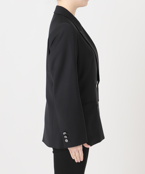JOURNAL STANDARD(ジャーナルスタンダード)の「4B ダブルブレステッドジャケット(テーラードジャケット・レディース・ブラック/ネイビー・36/38)」の21枚目の写真