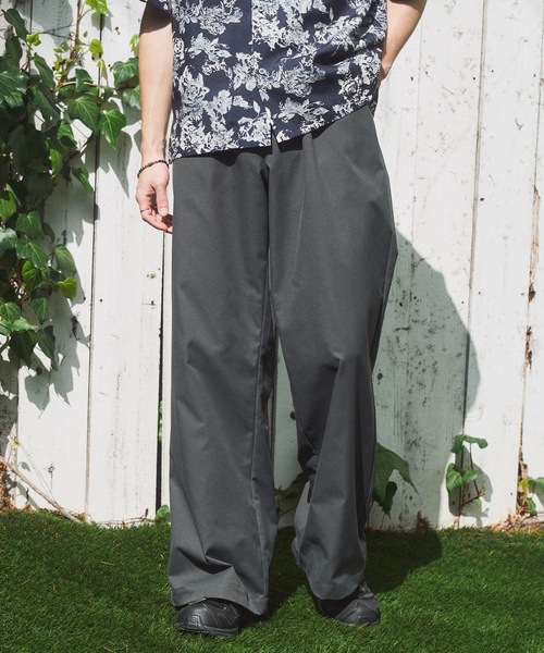 CASPER JOHN（キャスパージョン）の「Easy care semi baggy slacks/イージーケアセミバギースラックス（スラックス・メンズ・ブラック/グレー/ブラウン・LARGE/MEDIUM/SMALL/X-SMALL）」の9枚目の写真